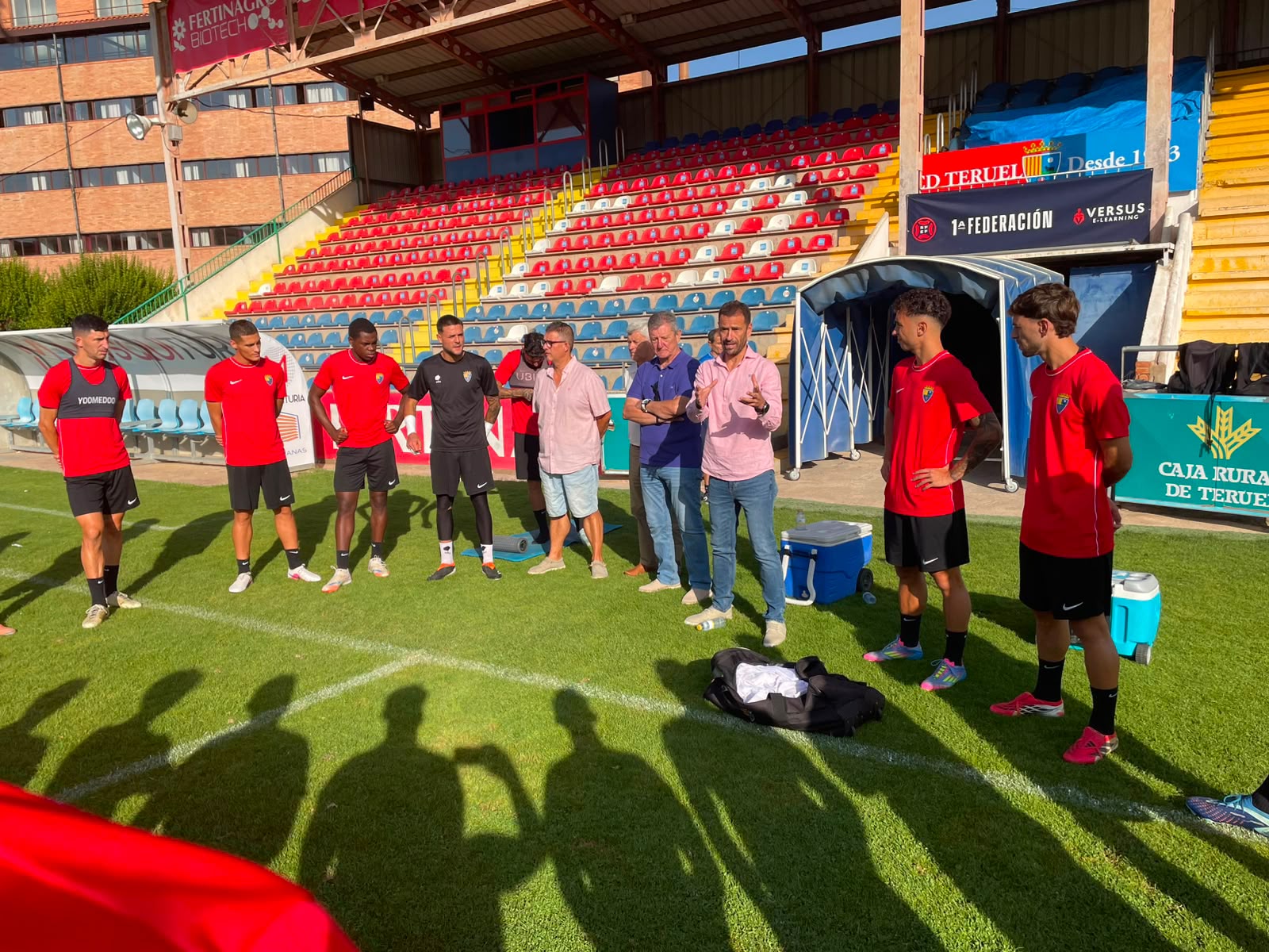 Visita institucional de la Federación Aragonesa de Fútbol