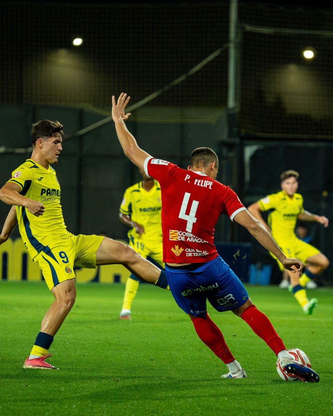 A late Fofana double punishes a very solid CD Teruel at the Mini Estadi (2-0)