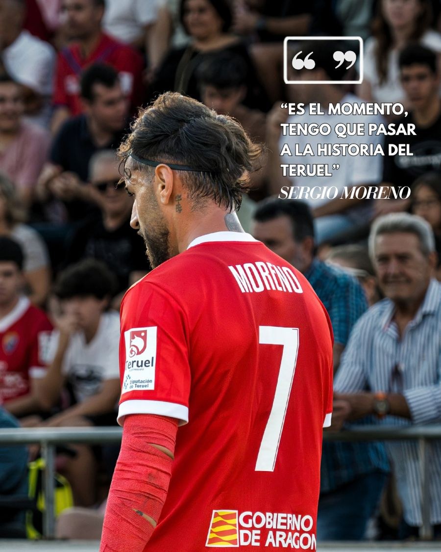 Sergio Moreno: «Es el momento, tengo que pasar a la historia del Teruel»